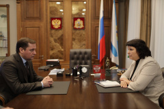 Александр Цыбульский встретился с главой Онежского района