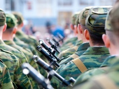 Первые отправки в армию весной 2020 года