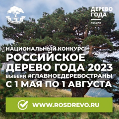 Национальный конкурс Российское дерево года - 2023!
